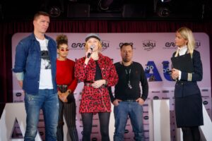 Eesti Laul 2019 pressiüritusel päevajuht. Olin sel ajal Tallinkis programmijuht.,