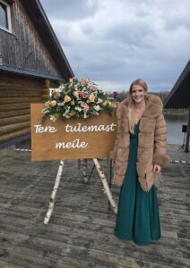 Kaia ja Kaarli pulmas pulmaema. Aprill 2024