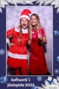 Softwerk OÜ jõulupeol koos päkapikuga.