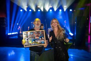 Taliujumise maailmameistrivõistluste lõpugalal õhtujuht.