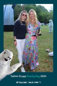 Tallink Grupp Perepäeval Tallinna Loomaaias. Päevajuht Margit Järvoja. August 2024. Pildil korraldaja Renatega