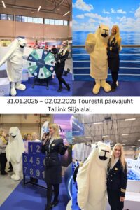 31.01.2025 – 2. 02.2025 Tourestil päevajuht Tallink Silja alal.