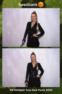 Swedbanki jõulupeol õhtujuht. Dets 2024